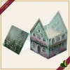 Contenitore candela in vetro Cottage verde con profumazione Peony & Litchi, altezza 13 cm