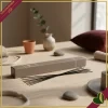 Bastoncini neri in fibra per profumatori d’ambiente, set 10 pezzi, altezza 34 cm