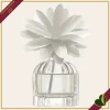 Profumatore d’ambiente in vetro con fiore in legno Iris Cipriato, 60 ml