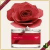 Profumatore d’ambiente con rosa in legno Petali di Rosa, 50 ml