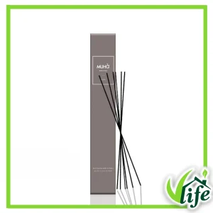 Sticks neri in fibra per profumatori Muhà altezza 27 cm