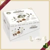 Confetti Maxtris Twist classici bianchi con mandorla tostata e doppio cioccolato, in scatola e incartati singolarmente, 500 grammi