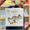 Confetti Maxtris Twist classici bianchi con mandorla tostata e doppio cioccolato, in scatola e incartati singolarmente, 500 grammi