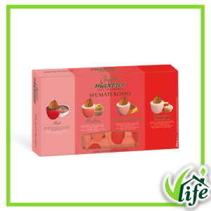 Confetti Maxtris Sfumati Rosso con mandorla e cioccolato assortiti 1 kg