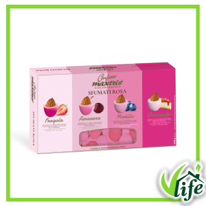 Confetti Maxtris Sfumati Rosa con mandorla e cioccolato assortiti 1 kg