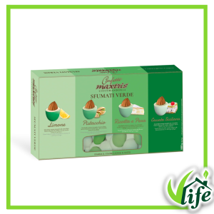 Confetti Maxtris Sfumati Verde con mandorla e cioccolato assortiti 1 kg