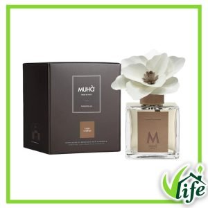 BF251-1 Diffusore d’Ambiente Magnolia con Fiore in Legno di Betulla – Fragranza Legni Orientali, 250 ml