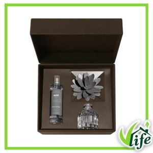 Cofanetto Regalo Muhà Flower con Diffusore 60 ml e Spray per Ambiente 100 ml – Fragranza Tonka e Sandalo