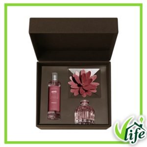 Cofanetto Regalo Muhà Flower con Diffusore 60 ml e Spray per Ambiente 100 ml – Fragranza Melograno