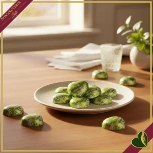 8003340852546-2 Cioccolatini a forma di cuore Lindt Lindor al cioccolato al latte e pistacchio con morbido ripieno, vendita a grammi