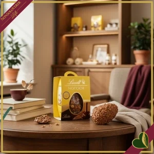Mini uovo Lindt Noccior al cioccolato al latte con “Nocciola Piemonte I.G.P.”, 65 grammi