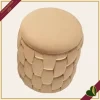 Pouf contenitore “Shanty” oro, altezza 35 cm