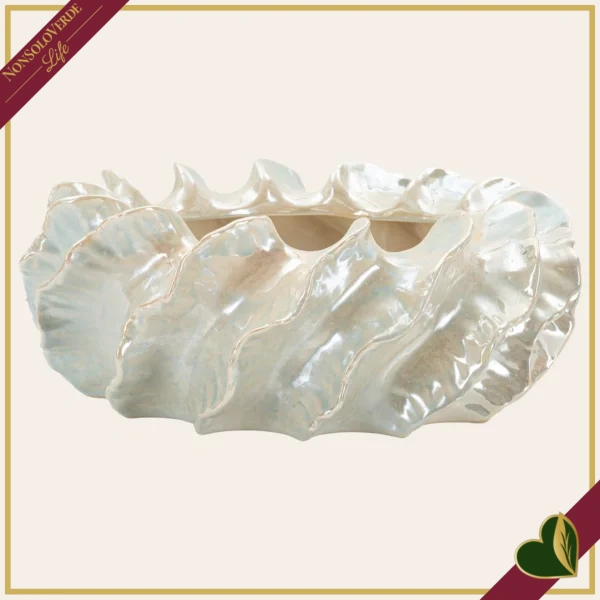 Cachepot decorativo “Perly” in ceramica, diametro 43 cm