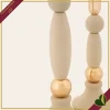 Portacandela “Strek” crema, altezza 25 cm