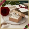 Orecchini punto luce “Heart St” con cuore in filo e cristallo Crystal
