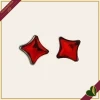 Orecchini punto luce “Starlet” con cristallo rosso