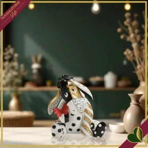 8000000102010-0- Statuetta Disney by Britto “Ih-Oh Midas” in resina dipinta a mano, altezza 20 cm
