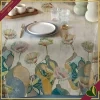 Tovaglia antimacchia Radici Faenza con stampa vasi decorativi e fiori, 155x220 cm