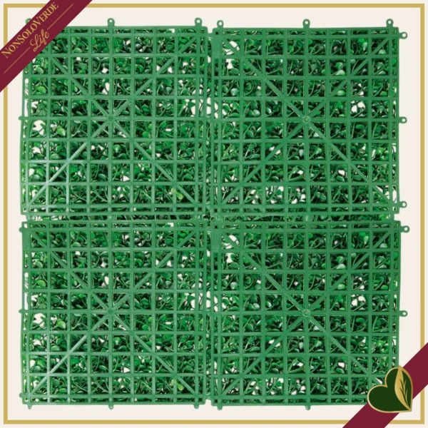 Pannello verde artificiale 3D Divy Panel Jungle multicolor, 100x100 cm