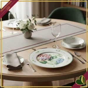 Set servizio piatti Flora in porcellana, 18 pezzi