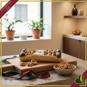 Ficodoro Santomiele, fichi farciti con mandorle e noci, ricoperti di cioccolato extra fondente 250 grammi