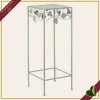 Portafiori quadrato Harriet, salvia, altezza 70 cm