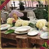 Set servizio piatti Flora in porcellana, 18 pezzi