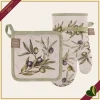 Set guantone e presina Olyvia in tessuto, lunghezza 30 cm