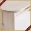 Tavolo da pranzo Elisheva in legno di mango massiccio, lunghezza 200,7 cm