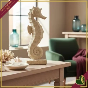 Cavalluccio marino decorativo Sandy, altezza 24 cm