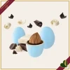 Confetti Maxtris classici celesti con mandorla tostata e doppio cioccolato, 1 chilogrammo