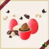 Confetti Maxtris classici rossi con mandorla tostata e doppio cioccolato, 1 chilogrammo