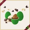Confetti Maxtris classici verdi con mandorla tostata e doppio cioccolato, 1 chilogrammo