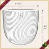 Vaso Sereh rotondo, argilla fredda, diametro 47 cm