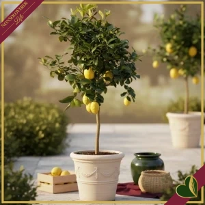 Citrus limon “Lunario”, limone quattro stagioni, vaso 30 cm, alto circa 175 cm