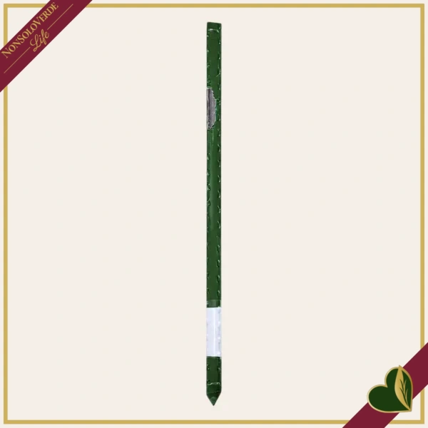 Tutore in acciaio plastificato verde 16 mm, altezza 210 cm