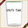 Bicchiere Smile in vetro con frase “Spritz Time.”, 480 ml