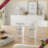 Bicchiere Smile in vetro con frase “+ Gin - Stress”, 480 ml