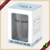 Bicchiere Smile in vetro con frase “+ Gin - Stress”, 480 ml